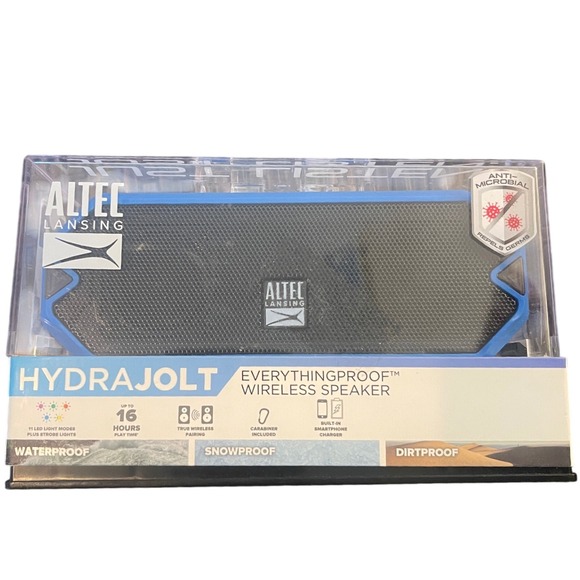 Altec Portable Lansing HydraJolt Everythingproof Wireless Bluetooth Speaker NIB - Picture 1 of 5